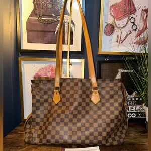 💼 Authentic LV Centenaire Chelsea Tote – Limited 1896–1996 Damier Ebene